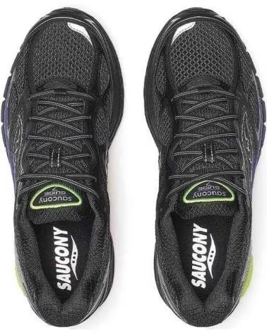 SAUCONY ZAPATILLAS PROGRID GUIDE 7 BLACK EN NEGRO PARA HOMBRE