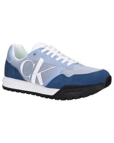 Zapatillas deporte de Hombre CALVIN KLEIN YM0YM00583 RUNNER BOLD MONO 0G1 ICELAND BLUE-DARK DENIM-WHITE