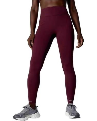 BLACK LIMBA SPORT-LEGGINGS IMPACT LINE AUBERGINE
