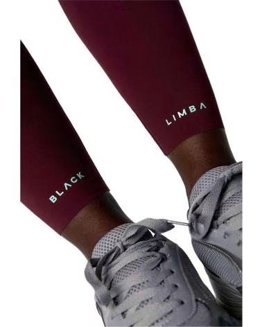BLACK LIMBA SPORT-LEGGINGS IMPACT LINE AUBERGINE