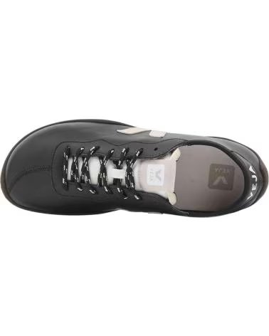 VEJA TÊNIS NS0221612B EM COURO PRETO PARA HOMEM