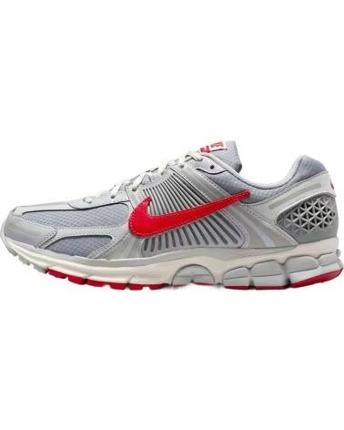 NIKE VOMERO 5 IQ6589-001 SNEAKER GRAU UND ROT