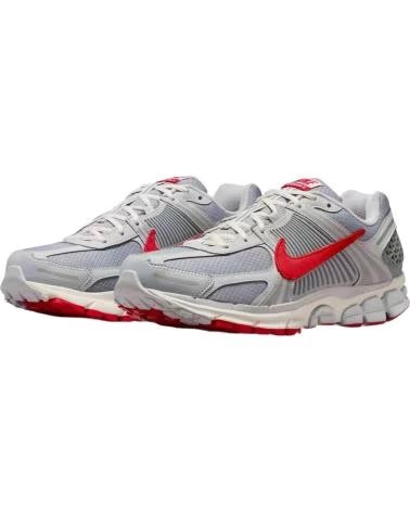 NIKE VOMERO 5 IQ6589-001 SNEAKER GRAU UND ROT