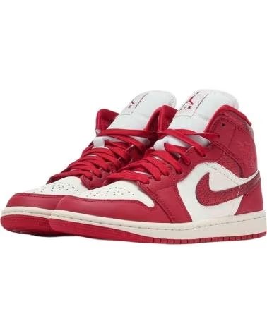 BASKETS MONTANTES JORDAN HJ9337-106 ROUGES POUR FEMME