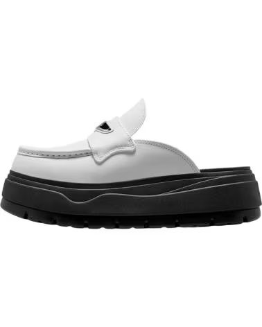 JORDAN MULES HJ4292-100 DE PLATAFORMA EN BLANCO