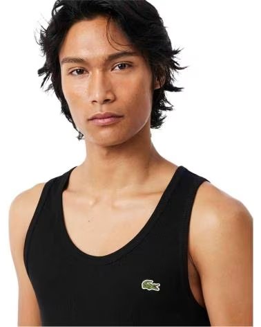 LACOSTE CAMISETA DE TIRANTES TH0030-00-031 EN NEGRO