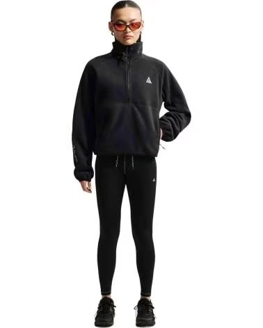 NIKE FELPA ACG HJ0237-010 IN PILE UOMO NERO