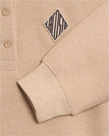 LACOSTE SUDADERA SF9781-00-4KI BEIGE DE MUJER