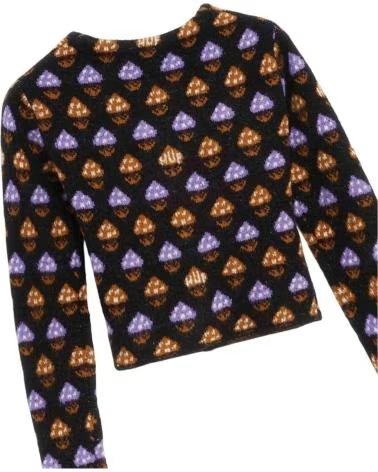 HUF JERSEY WKN0044-BLACK CON ESTAMPADO DE SETAS