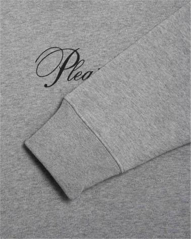 PLEASURES P25SU076-HEATHER KAPUZENPULLOVER GRAU UNISEX