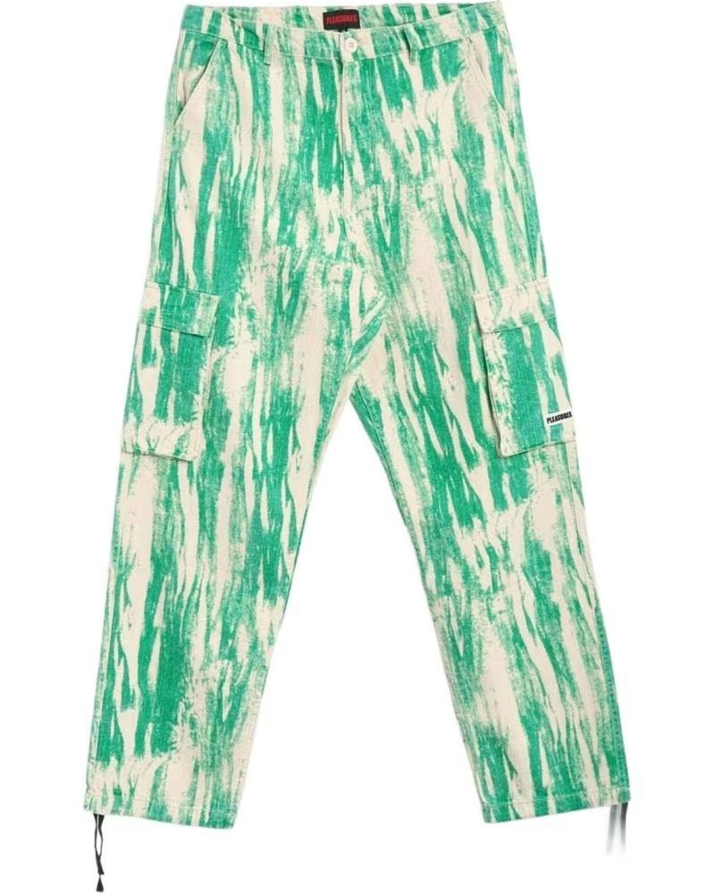 PLEASURES PANTALÓN CARGO UNISEX P25SP041-GREEN