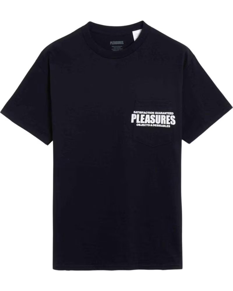 PLEASURES CAMISETA DE MANGA CORTA P24W044-BLACK UNISEX