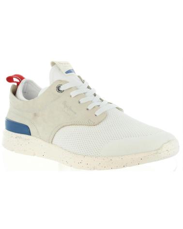 Schuhe für Herren PEPE JEANS PMS30410 JAYDEN 800 WHITE
