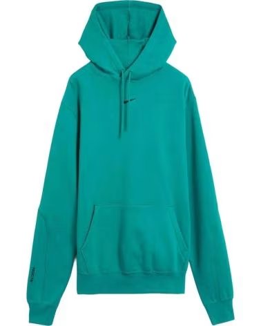 NIKE FELPA CON CAPPUCCIO HM5762-370 VERDE UOMO