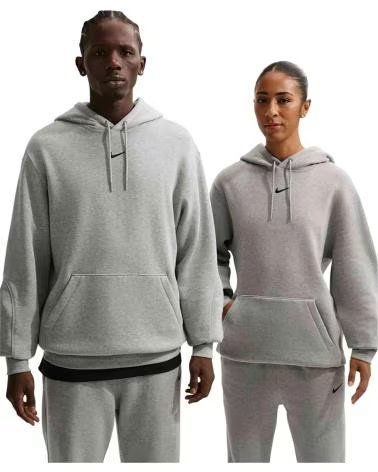 NIKE SUDADERA CON CAPUCHA HM5762-021 EN GRIS PARA HOMBRE