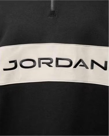 JORDAN SUDADERA HF9919-010 CON CREMALLERA UNISEX