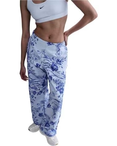 NIKE PANTALONI DELLA TUTA HF9588-100 CON STAMPA FLOREALE