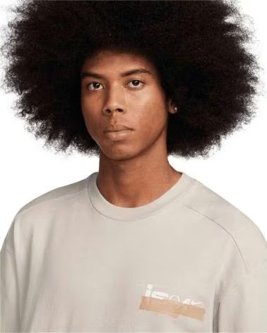 NIKE CAMISETA DE MANGA CURTA FV4893-072 BEGE UNISSEXO