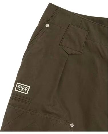 KENZO PANTALONE CARGO LUNGO FF65PA2469HD-51 MARRONE UNISEX