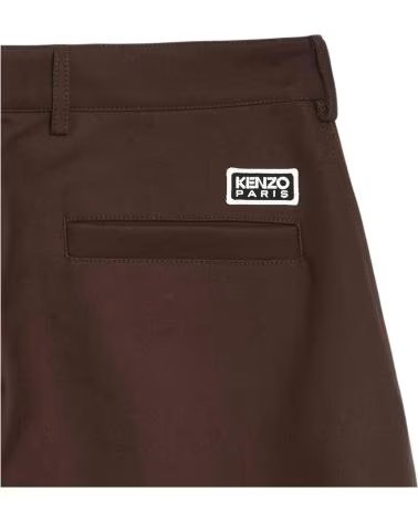 KENZO PANTALON LARGO FF55PA3659GB-90 MARRON HOMBRE