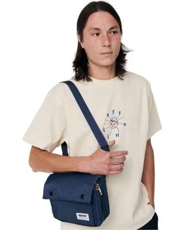 WE ARE NOT FRIENDS BANDOLERA WANF-SP2535 EN AZUL PARA UNISEX