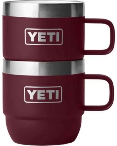 YETI COPOS TÉRMICOS SKU-0331-24H2WS, AÇO INOXIDÁVEL VERMELHO