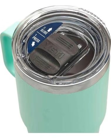 YETI VASO TÉRMICO SKU-0320-SFM, ACERO INOXIDABLE, VERDE