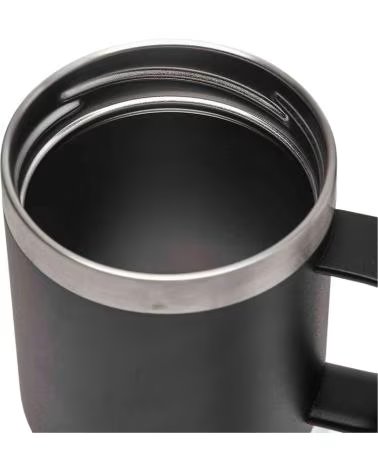 YETI GOBELET THERMIQUE SKU-0320-BLK AVEC ANSE, ACIER INOXYDABLE NOIR