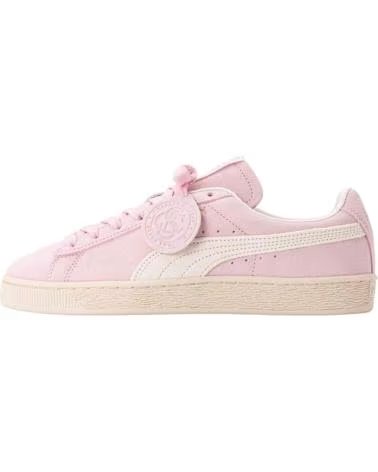 PUMA 405341-04 SUEDE CASUAL SNEAKER ROSA