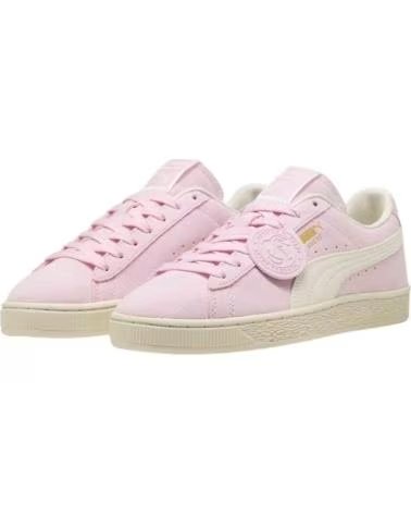 PUMA 405341-04 SUEDE CASUAL SNEAKER ROSA