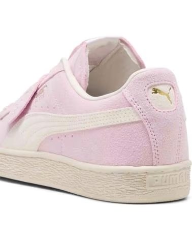 PUMA 405341-04 SUEDE CASUAL SNEAKER ROSA