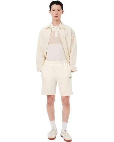 LACOSTE ELASTIC WAIST SHORTS BEIGE KURZE HOSE LAPONIE-LIONNE