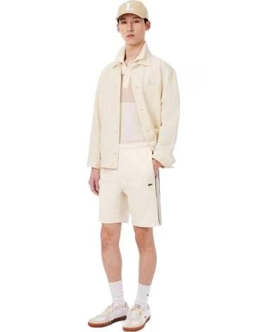 LACOSTE ELASTIC WAIST SHORTS BEIGE KURZE HOSE LAPONIE-LIONNE