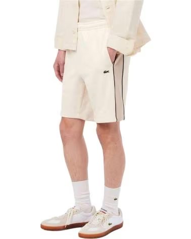 LACOSTE ELASTIC WAIST SHORTS BEIGE KURZE HOSE LAPONIE-LIONNE