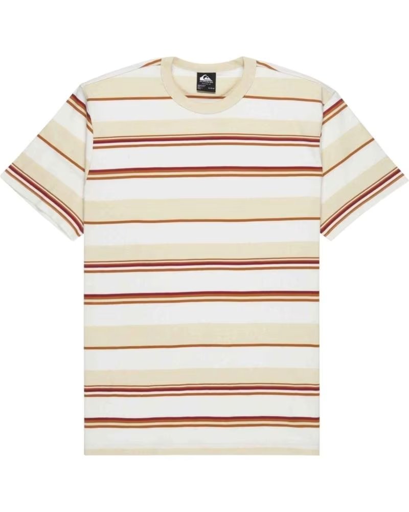 QUICKSILVER QUIKSILVER LEKONI STRIPE KURZARM-T-SHIRT EQYKT04410-WEG3 BONE WHITE