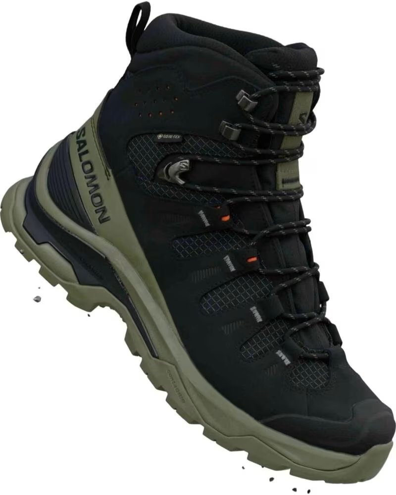 SALOMON BOTAS QUEST 5 GTX M EN NEGRO PARA HOMBRE BLACK-DEEP LICHEN GREEN-BLACK