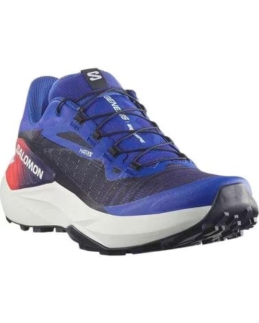 SALOMON GENESIS EQUIPE SNEAKER BLAU UND ROT UNISEX SURF THE WEB-FIERY RED-WHITE