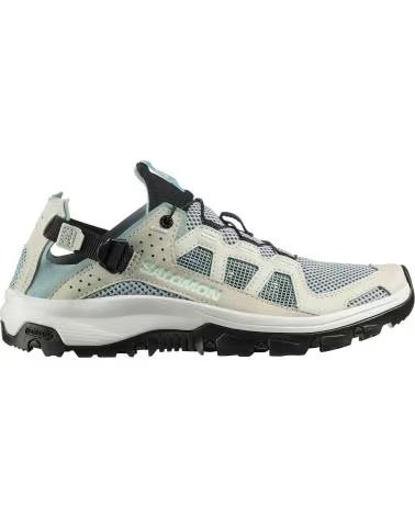 SALOMON L49110700 TREKKING-SCHUHE UNISEX GREEN MILIEU-SEA FOAM-CLEARLY AQUA