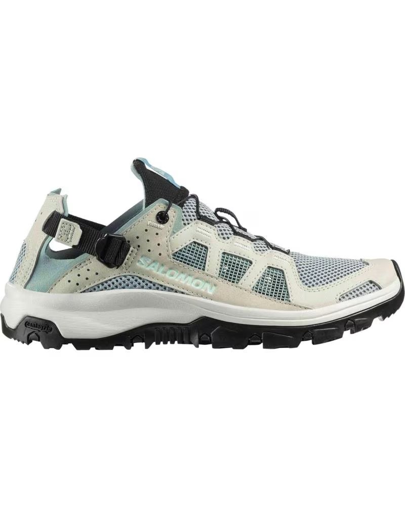 SALOMON L49110700 TREKKING-SCHUHE UNISEX GREEN MILIEU-SEA FOAM-CLEARLY AQUA