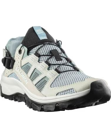 SALOMON L49110700 TREKKING-SCHUHE UNISEX GREEN MILIEU-SEA FOAM-CLEARLY AQUA