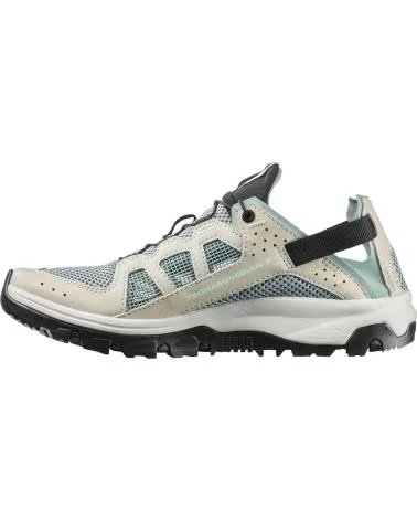 SALOMON L49110700 TREKKING-SCHUHE UNISEX GREEN MILIEU-SEA FOAM-CLEARLY AQUA