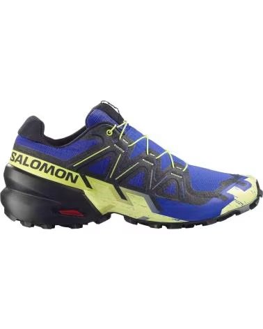SALOMON SPEEDCROSS 6 LAUFSCHUHE BLUING-BLACK-ACID LIME