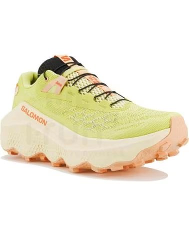 SALOMON ZAPATILLAS DE RUNNING ULTRA GLIDE 4 EN VERDE PARA MUJER SUNNY LIME-TRANSPARENT YELLOW-ALMON