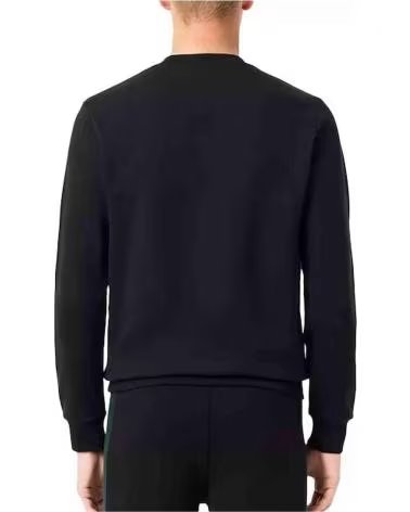 LACOSTE FELPA COLOUR-BLOCK FLEECE UOMO BLANCO