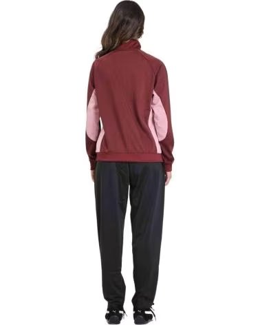 PUMA TUTA POLY SUIT STRAIGHT DA DONNA BORDEAUX E NERO MUJER