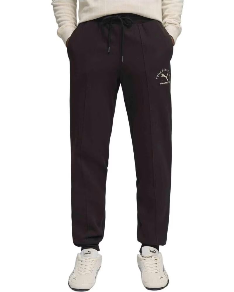 PUMA Pants en color negro para hombre NEGRO