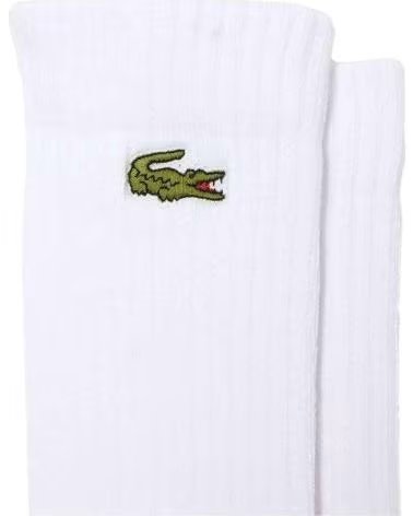 LACOSTE PACK 3 CHAUSSETTES RA4182 COUPE HAUTE BLANCO