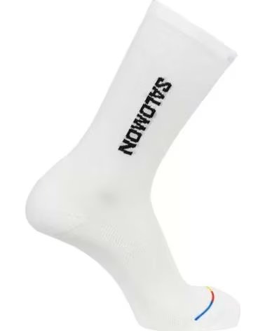 SALOMON SOCKEN LC2085400 UNISEX WEISS BLANCO