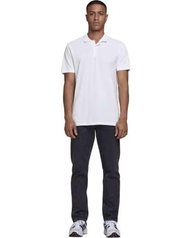 POLO HOMBRE JACK & JONES JJEBASIC SLIM FIT 12136516 BLANCO