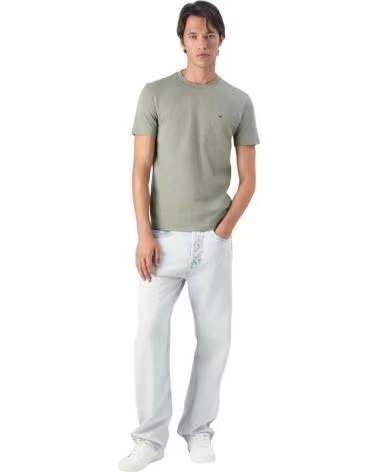 TOMMY HILFIGER CAMISETA DE MANGA CORTA DM0DM206870XZ EN VERDE PARA HOMBRE MULTICOLOR
